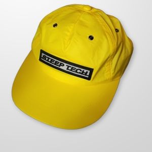 Nwt The north face steep tech 6 panel adjustable nylon sport cap in yellow